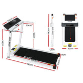Everfit Treadmill Electric Fully Foldable Home Gym Exercise Fitness White
